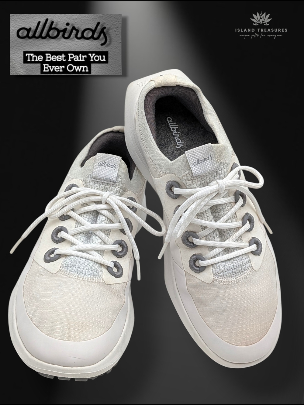 Allbirds Trail Runners SWT Sz 11 Men's White Cream Off-Road Trail Running Shoes